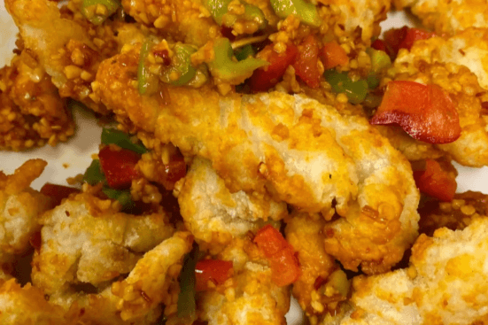 Cod Fish with Spicy Salt
