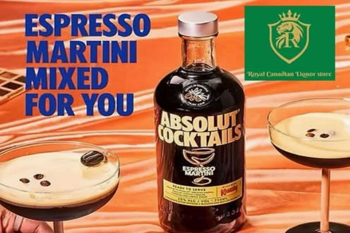 ABSOLUT ESPRESSO MARTINI COCKTAIL (1 x 750ML)