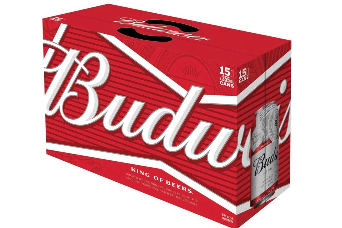 Budweiser 15 pack (15 x 355 ml)