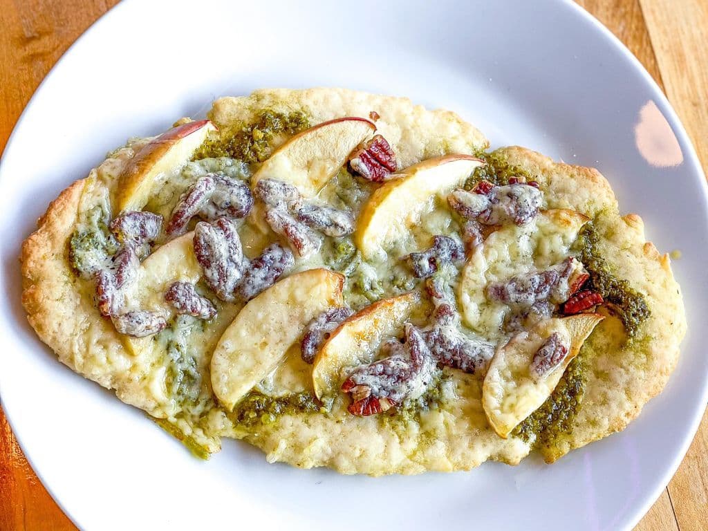 Apple Cheddar Pecan Flatbread