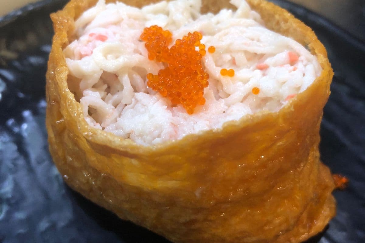 Imitation crab Inari