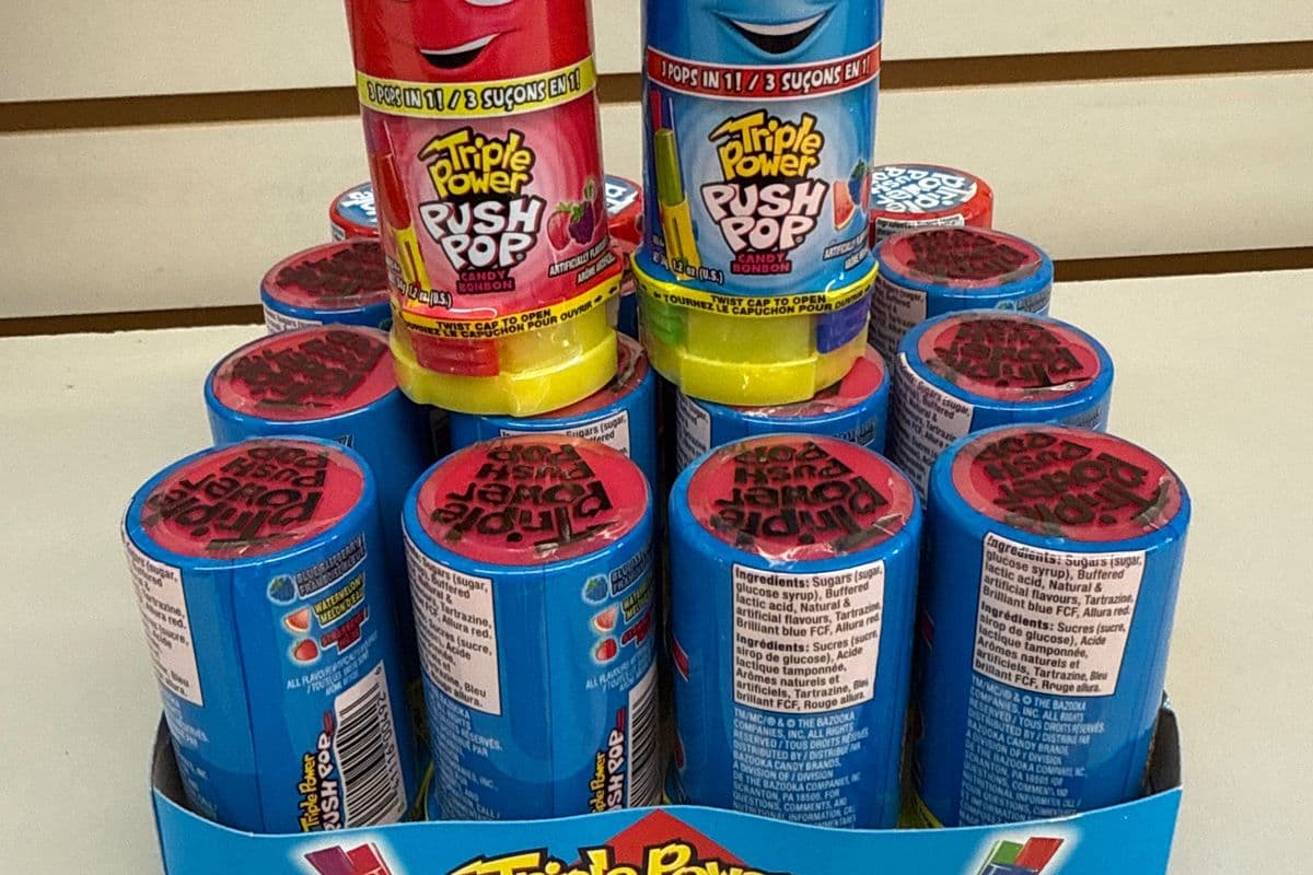 Tripple power push pop