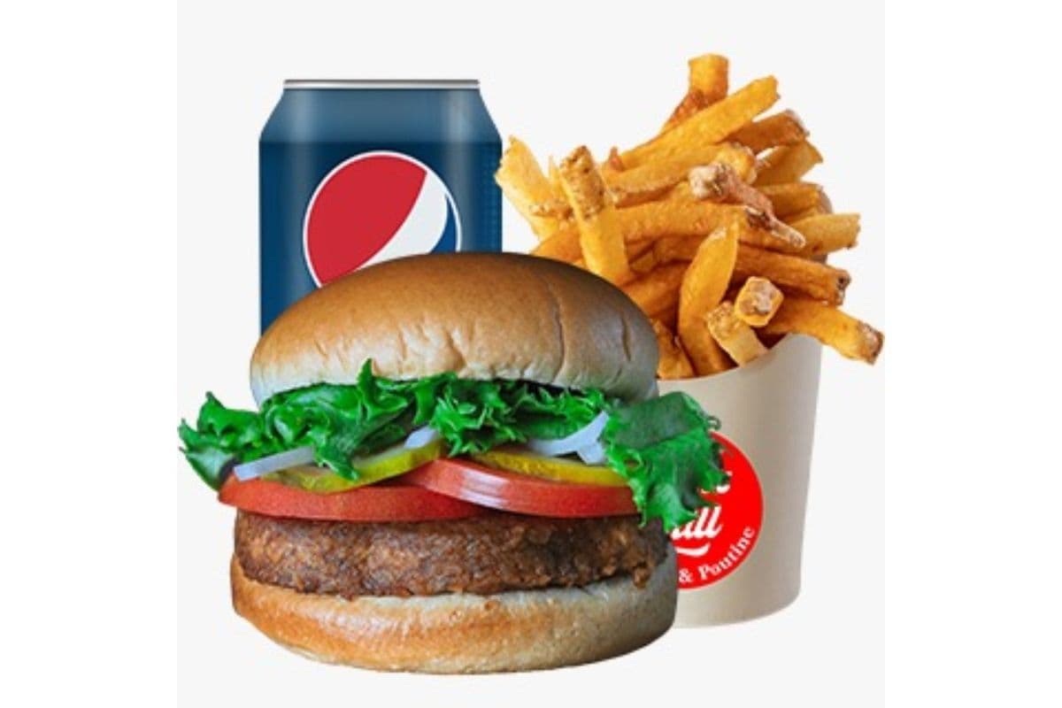 Veggie Burger Fries Combo
