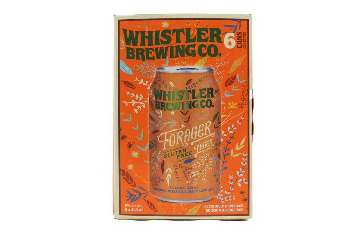 WHISTLER FORAGER GLUTEN FREE LAGER 6PK (6 x 355ml)