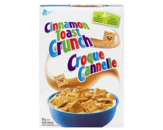 Céréales  Croque Canelle 354g/ Cinnamon Toast Crunch Cereal 345g