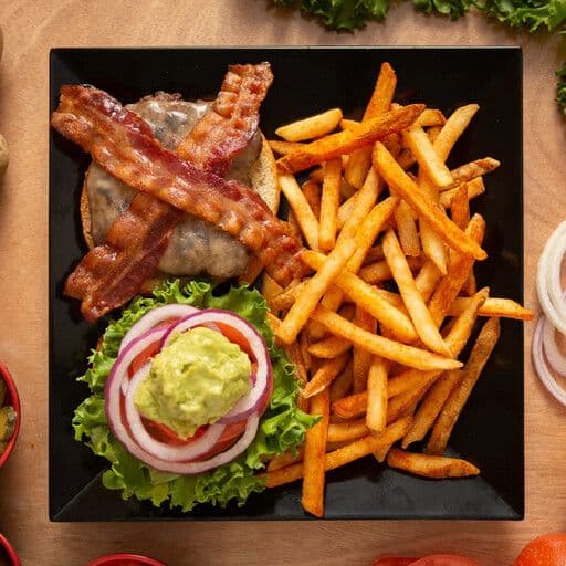 The Holy Guacamole Burger Combo / The Holy Guacamole burger combo