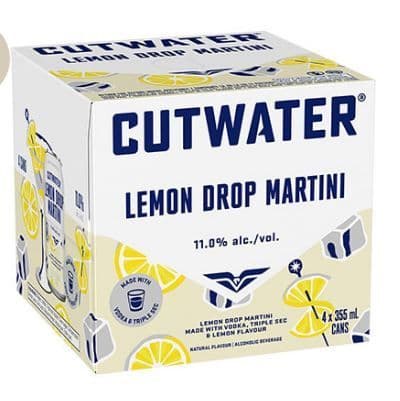 CUTWATER LEMON DROP MARTINI (4x355ML)