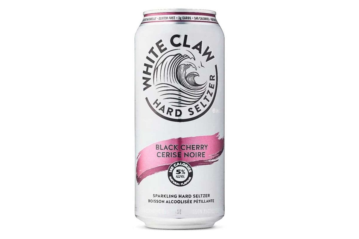 White Claw Hard Seltzer Black Cherry 473ml (1 x 473ml)