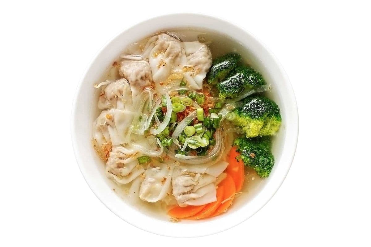 20. Wonton with Egg Noodle Soup