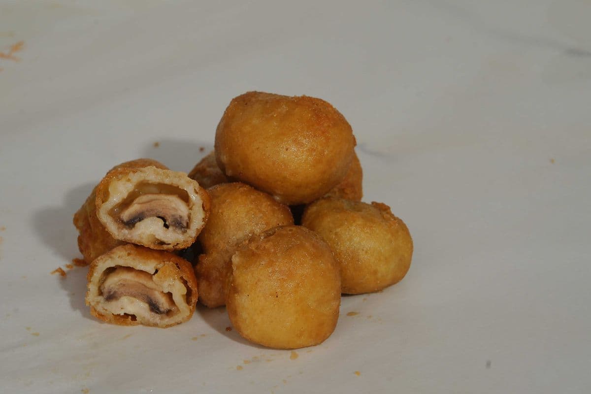 Deep Fried Mushroom Caps