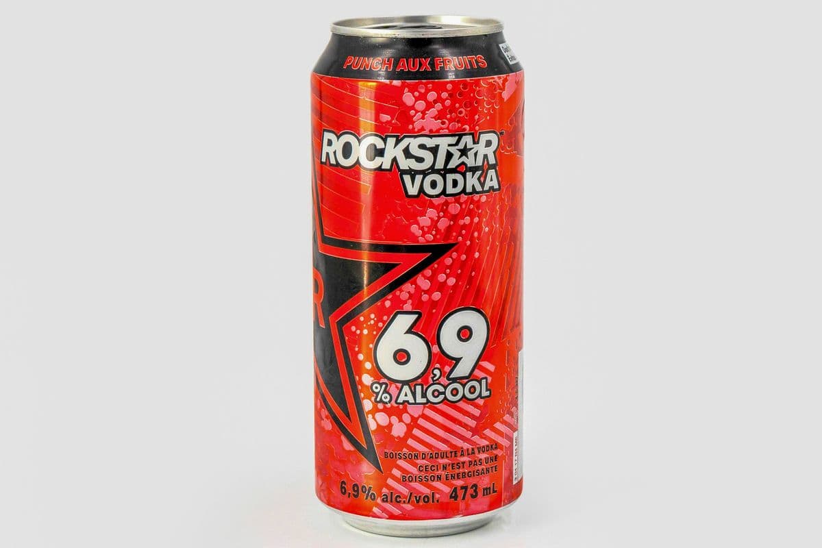 Rockstar Vodka Fruit Punch (1 x 473 ml Can)