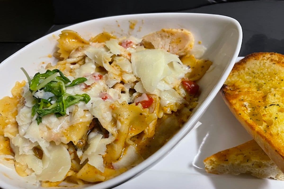 Mushroom Pesto Farfalle