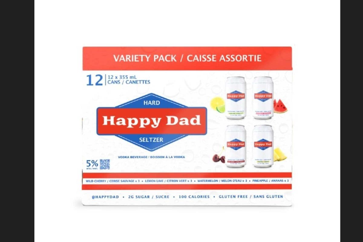 HAPPY DAD HARD SELTZER VARIETY PACK (1 x 355ML)
