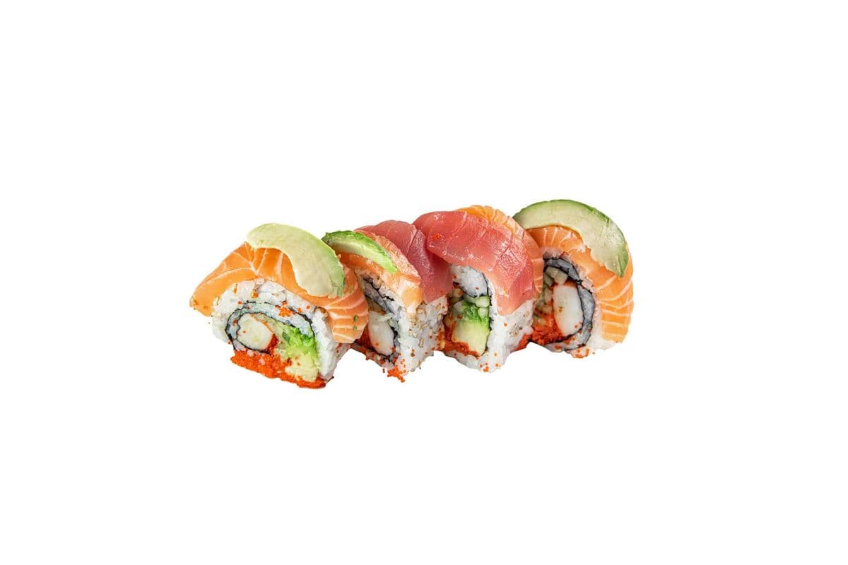 California Rainbow Roll (10 pcs)