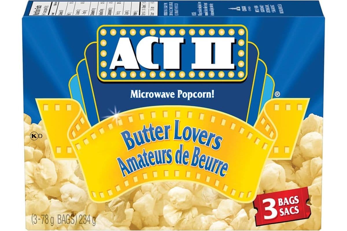 Act II Microwave Gourmet Butter Lovers Popcorn