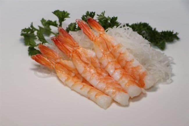 81. Shrimp Sashimi (4 pcs)