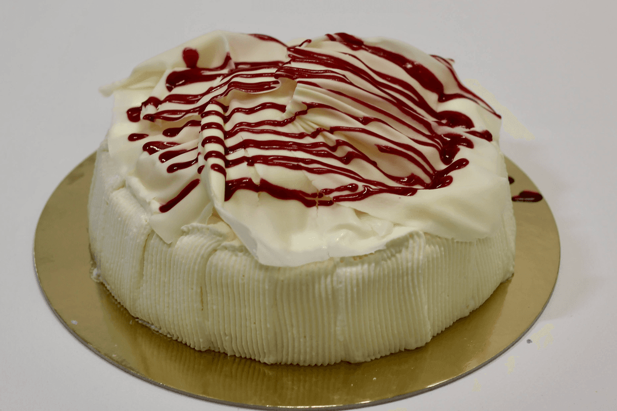 9" White Chocolate Raspberry Cheesecake