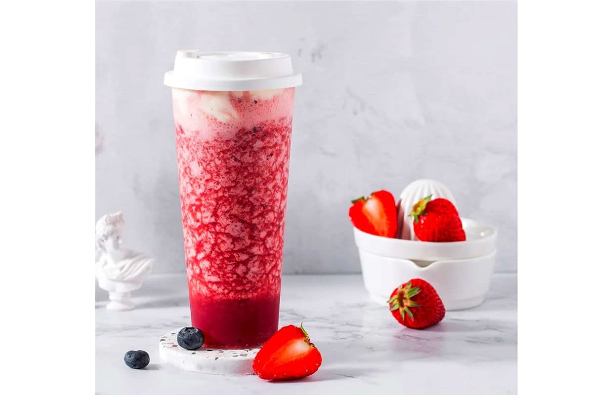 BTS (Blueberry sTrawberry Smoothie)