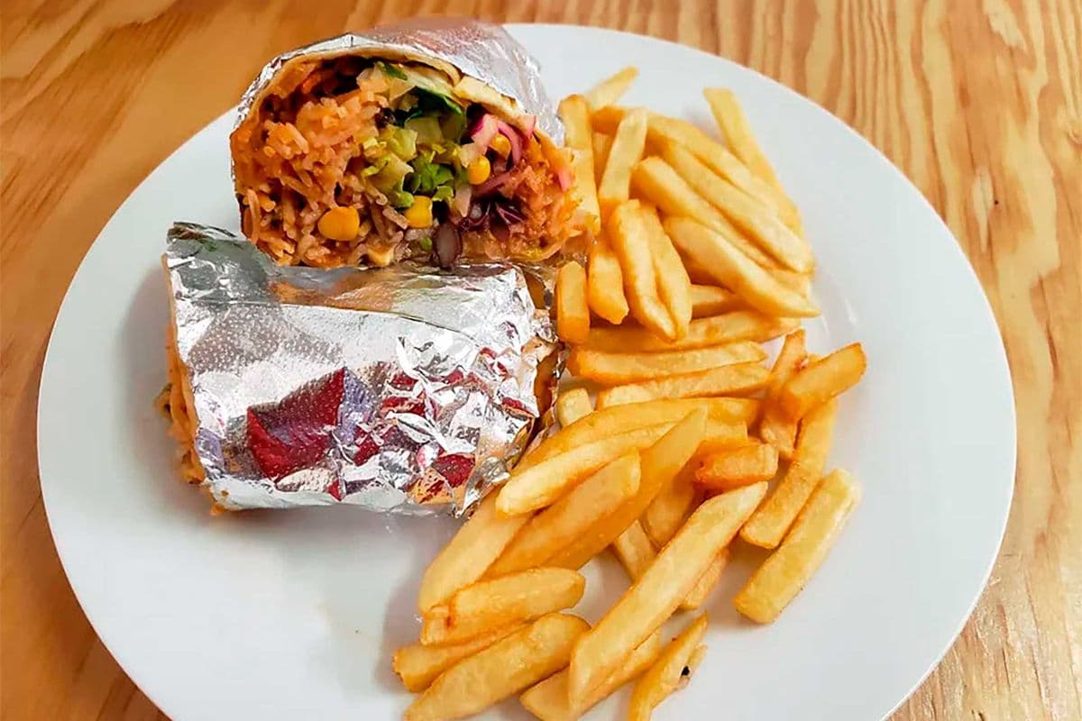 * Happy Burrito with Fries