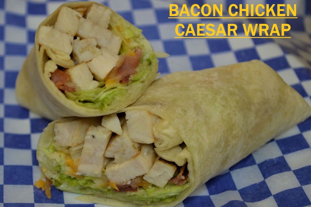 Bacon Chicken Caesar Wrap
