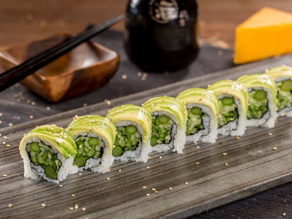 Vegetarian Dragon Roll(8pcs)