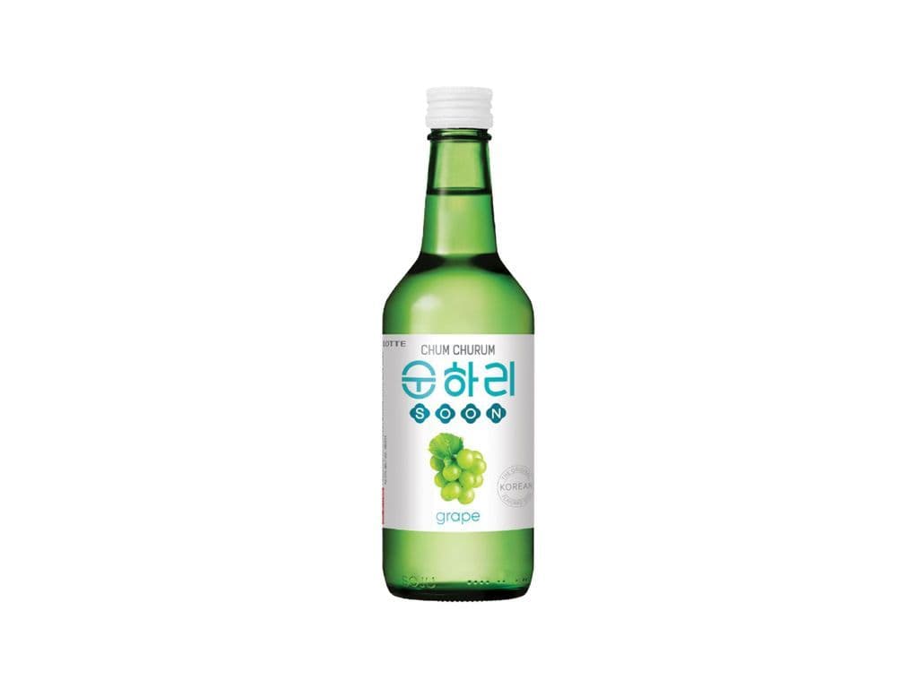 Chamisul Grape, 360mL Soju (12.0% ABV)