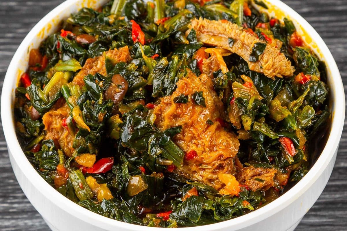 Efo Riro Soup Only with NO Extra Protein Add On