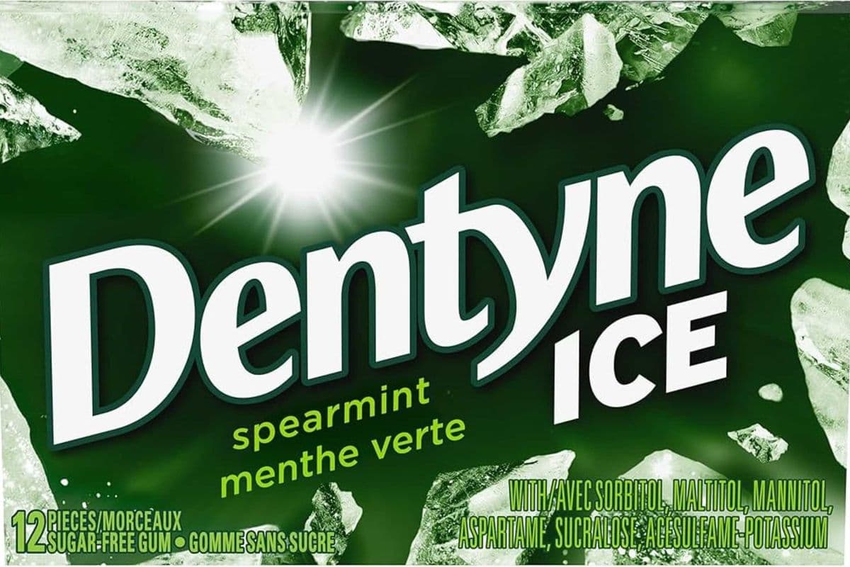 Dentyne Ice Gum - Spearmint 12 Pieces