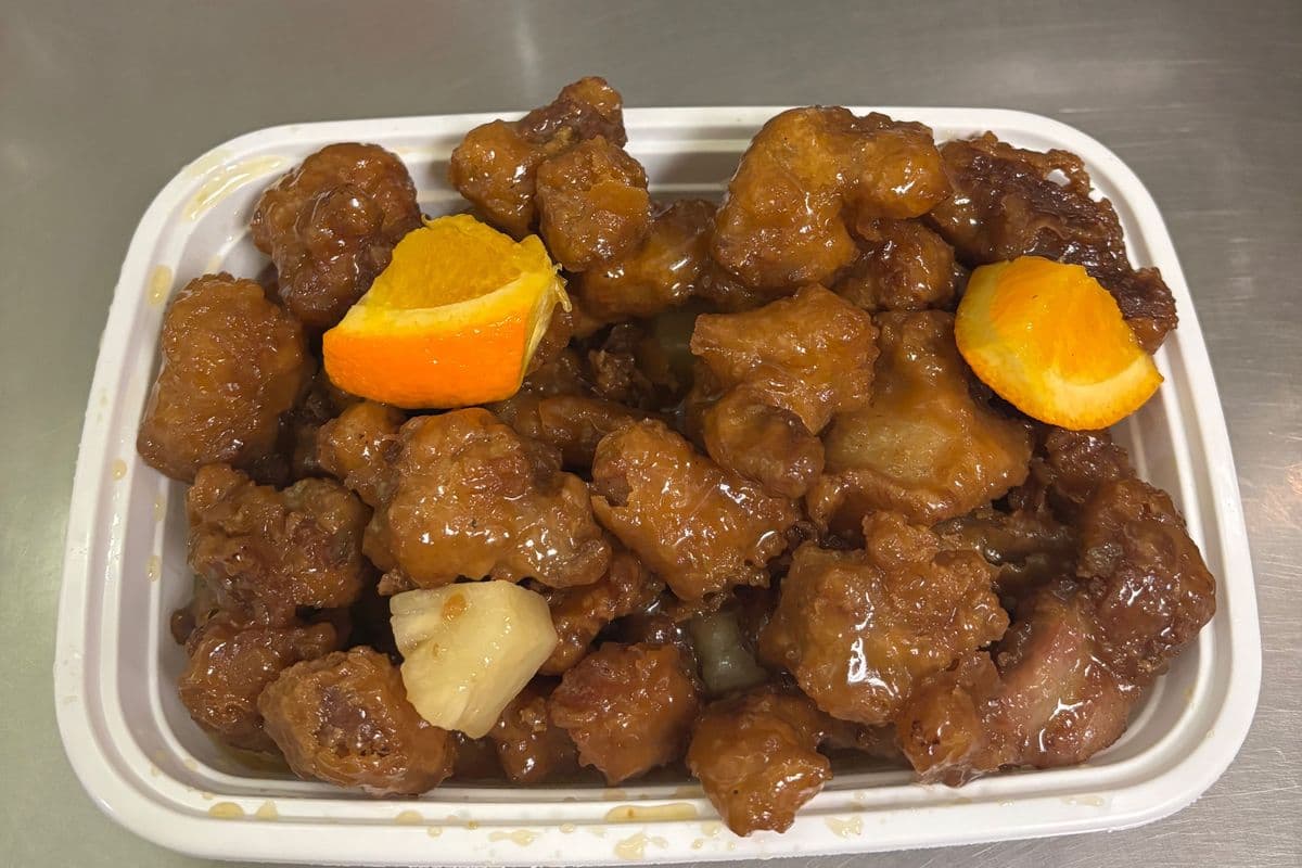 P9. Pork with Orange Sauce