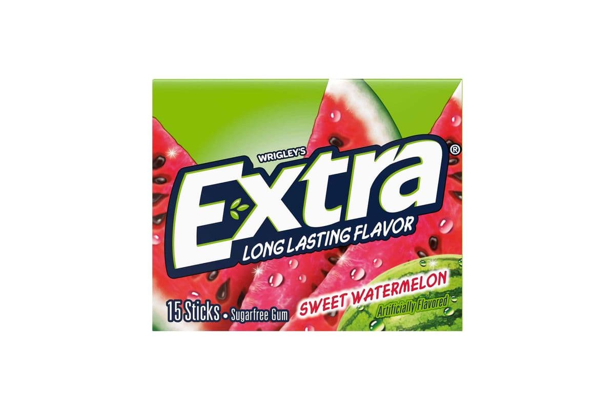 Wrigleys Extra SF Sweet Watermelon 15 Sticks-US