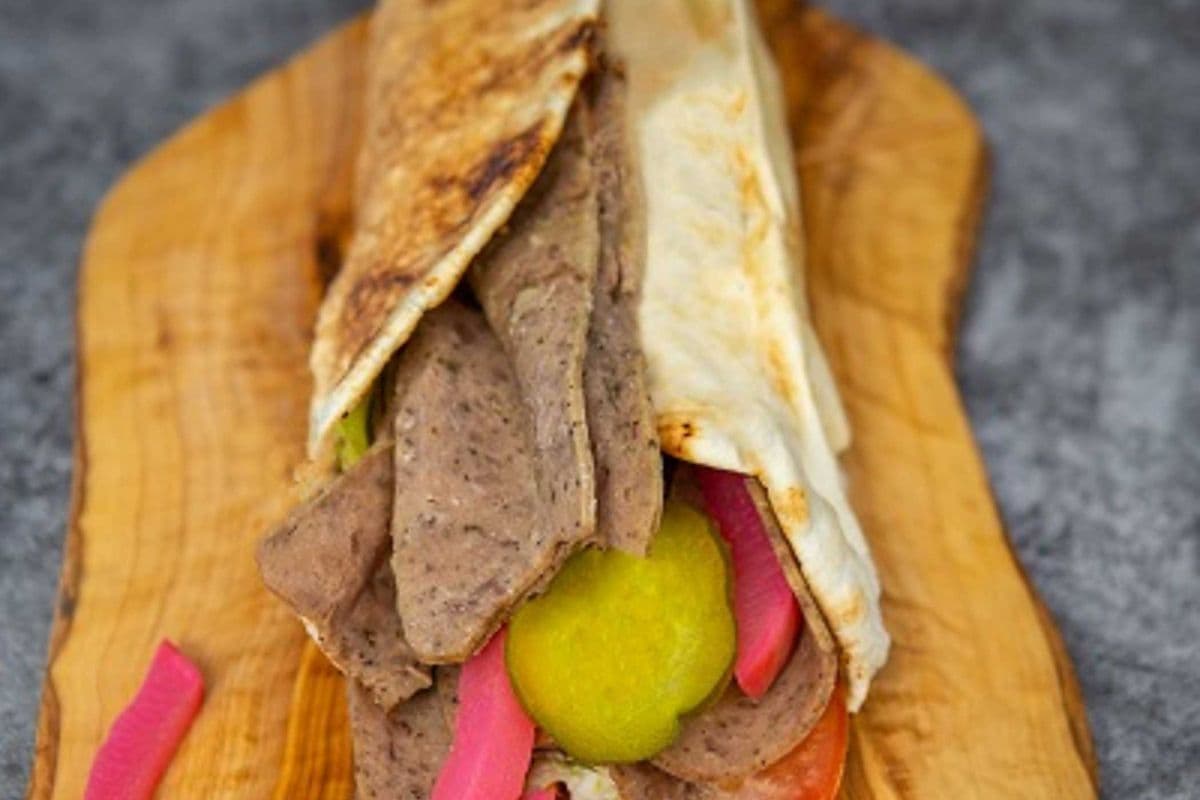Large Beef Donair Pita Sandwich
