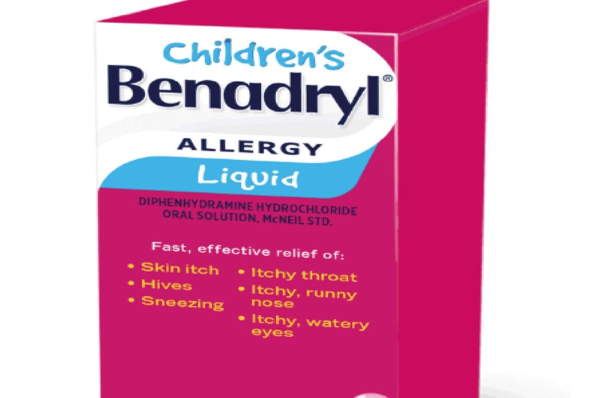 BENADRYL LIQUID CHILDREN BUBBLEGUM FLAVOR 100ML PACK (100 ML)