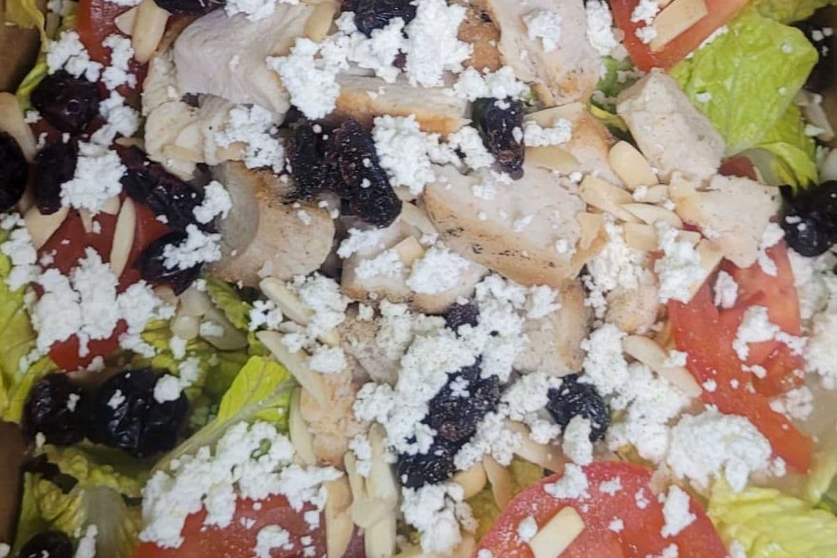 Cranberry Chicken Almond Salad