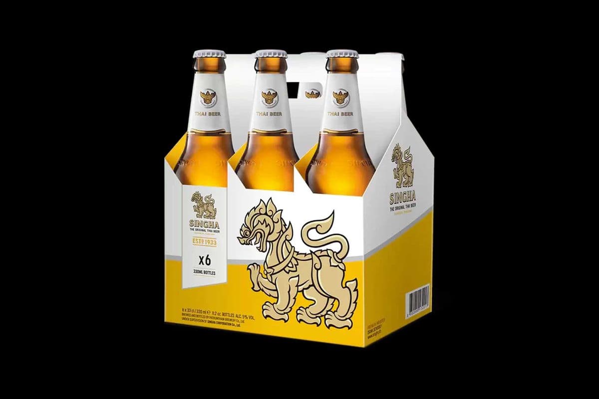 SINGHA THAI LAGER (6 x 330ML BOTTLES) (6 x 330ML)