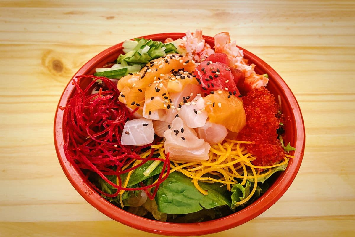 Spicy Sashimi Salad