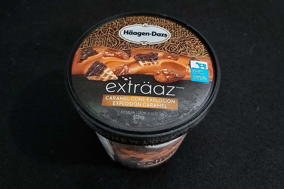 Häagen-Dazs extraaz Explosions caramel / Caramel explosions 500 ml