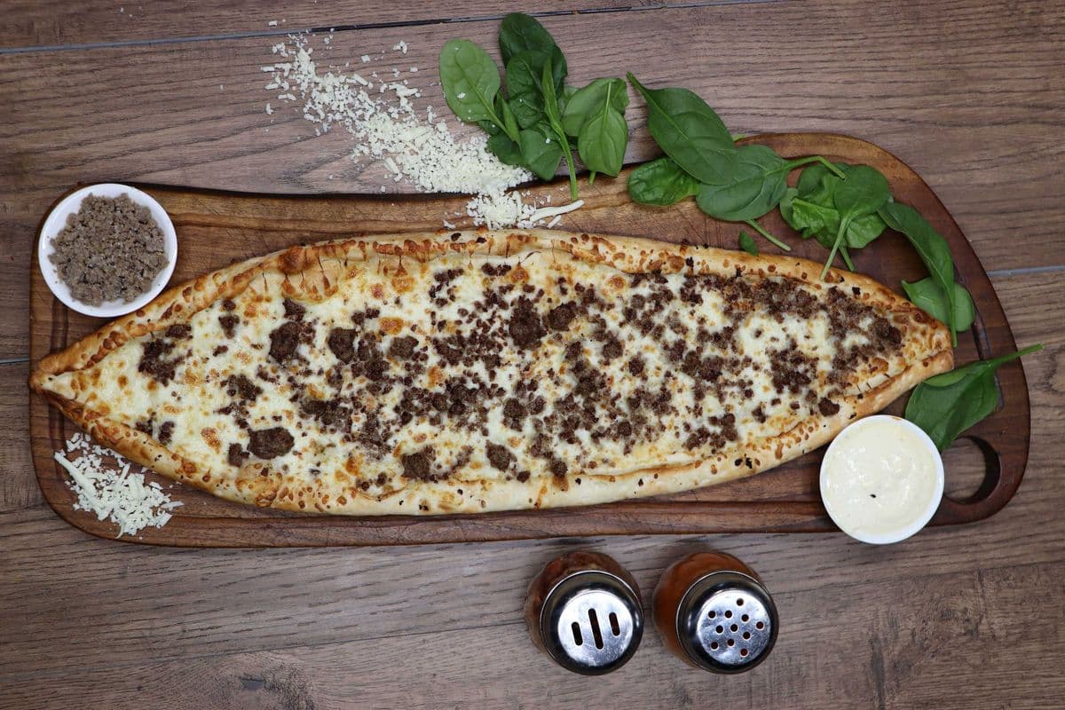 Ground Beef Pide