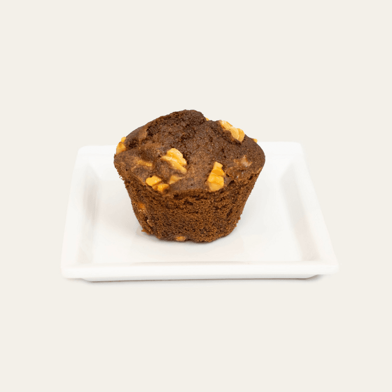 Hojicha Muffin with Walnuts
