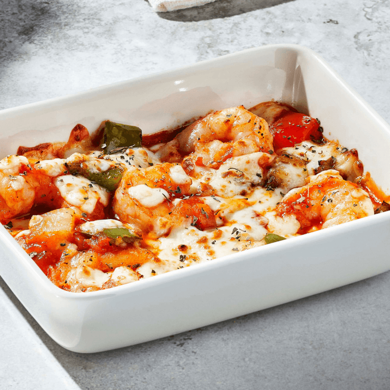 Crevettes au gratin à la Napolitaine / Neapolitan Shrimps Au Gratin
