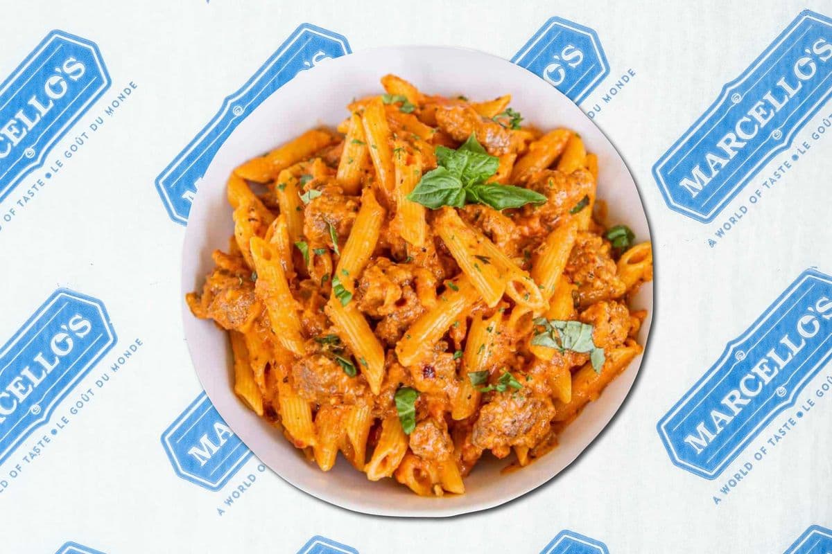 Penne Alla Vodka Mushrooms