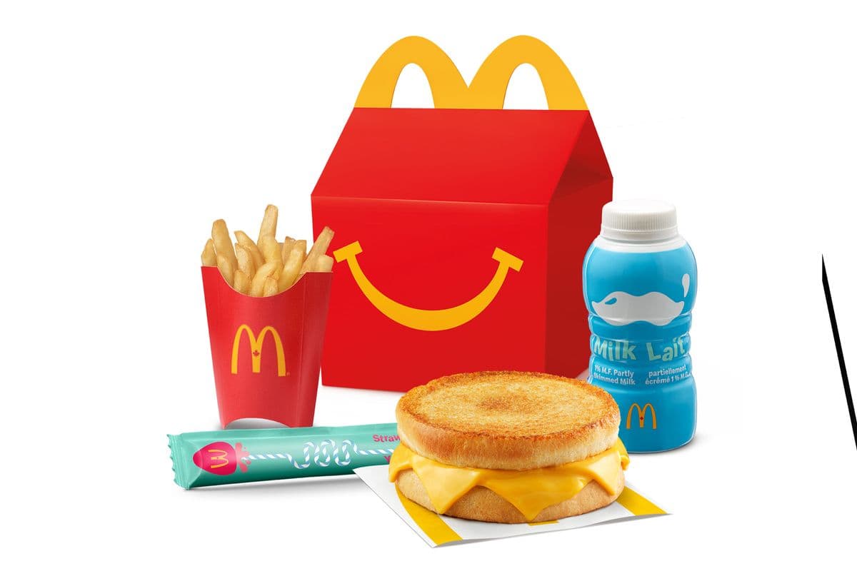 Happy Meal Grilled Cheese with Mini Fries [390-500 Cals]