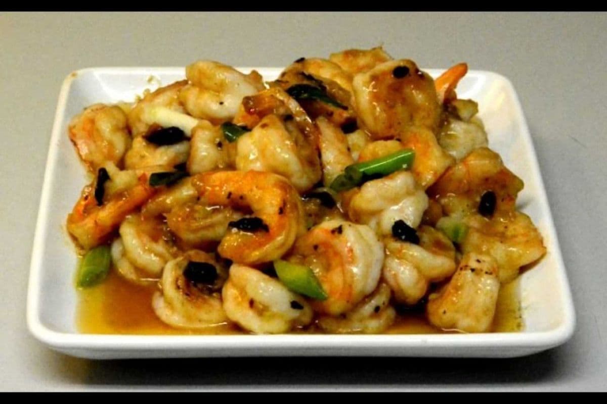18. Shrimp with Black Bean and Garlic Sauce 豉汁虾