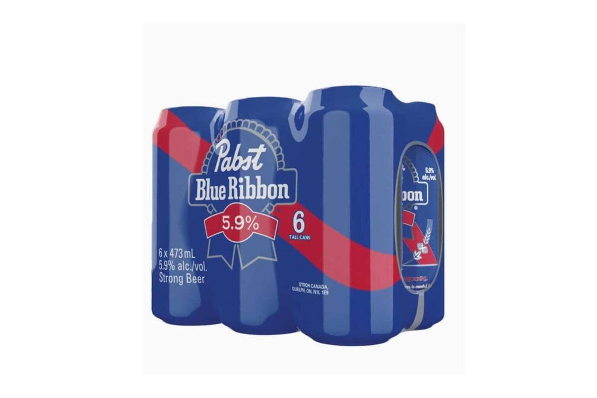 Pabst Blue Ribbon 5.9% (6 x 473 ml)