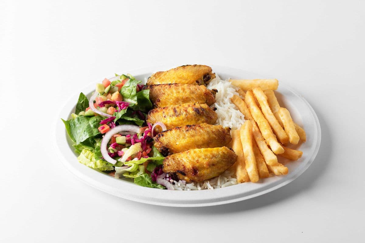 Chicken Wings Kabob Meal