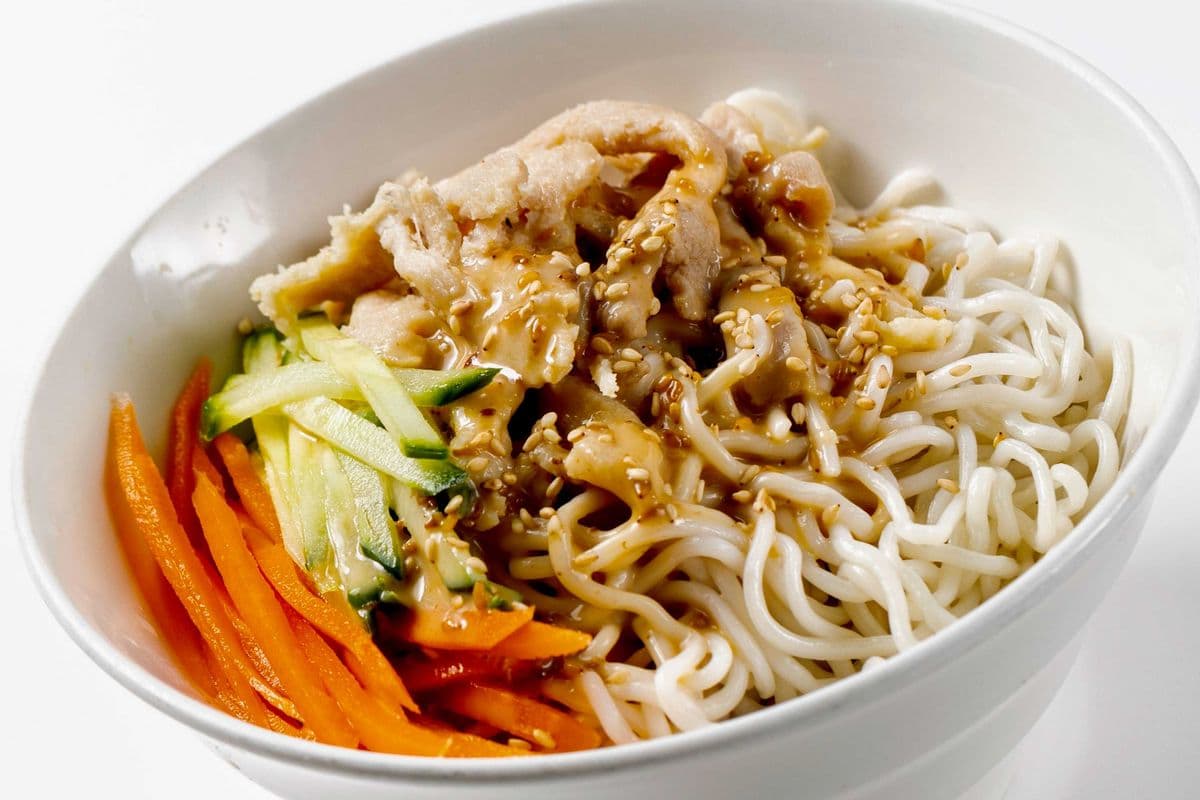 064. Cold Sesame-Peanut Chicken Noodles