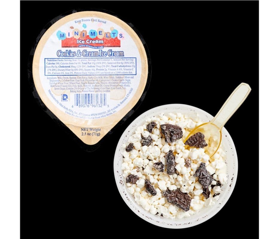 Mini Melts Cookie and Cream Ice Cream (71 g)