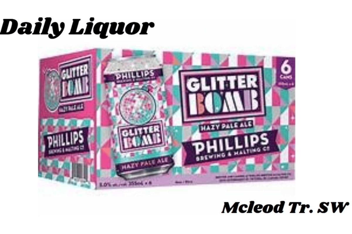 PHILLIPS GLITTER BOMB HAZY PALE ALE 6PKC (1 x 6*355ML)