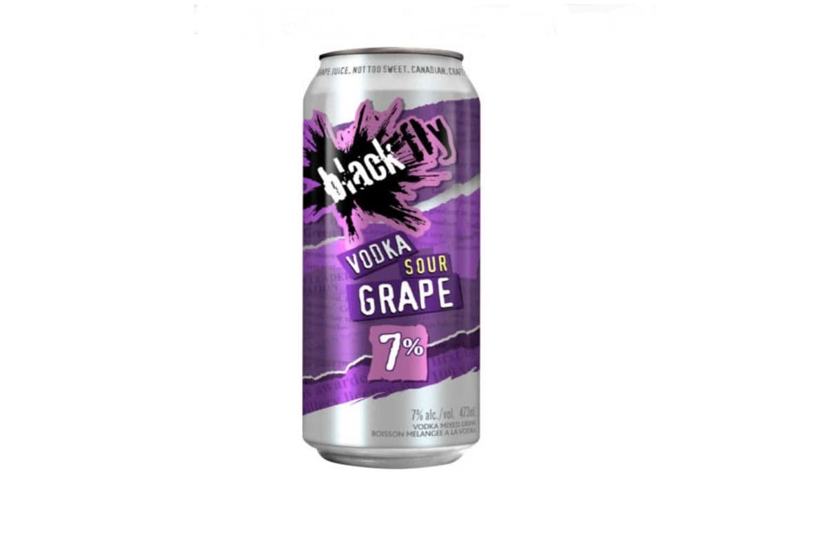 Black Fly Vodka Sour Grape (1 x 473ml can)