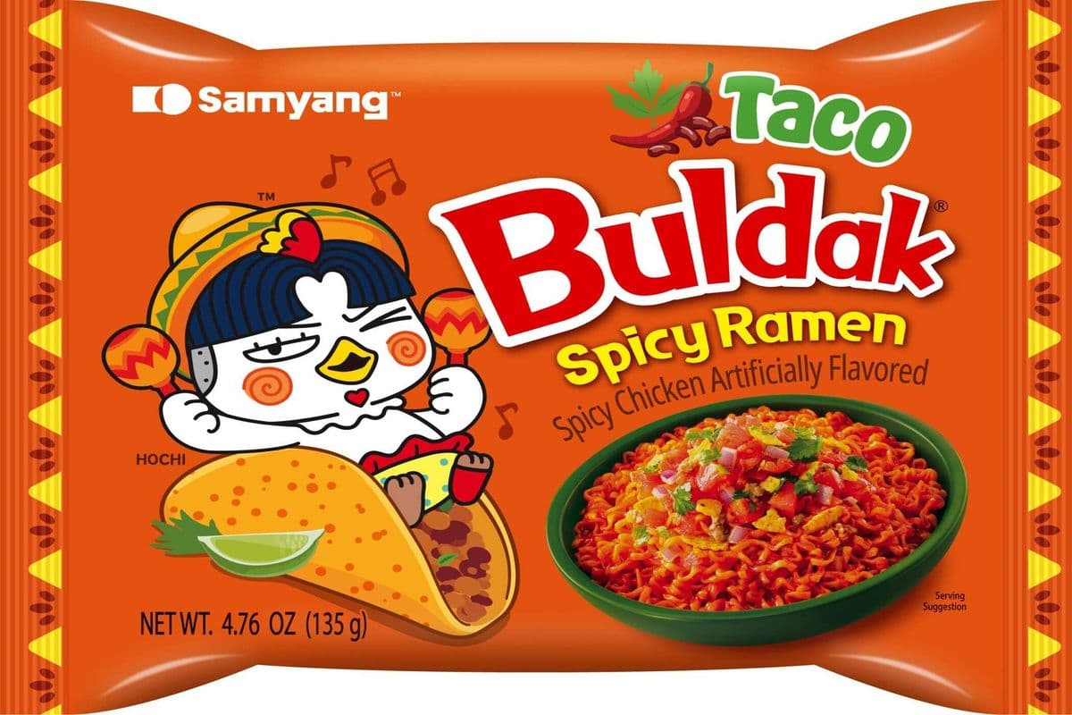 Samyang Buldak Taco Ramen Single Pack (1 pack)