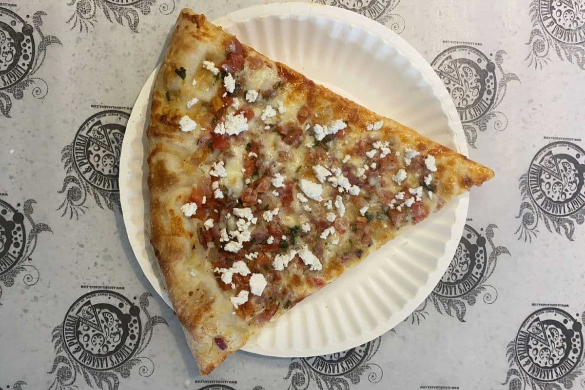 Pizza Slice - Bruschetta